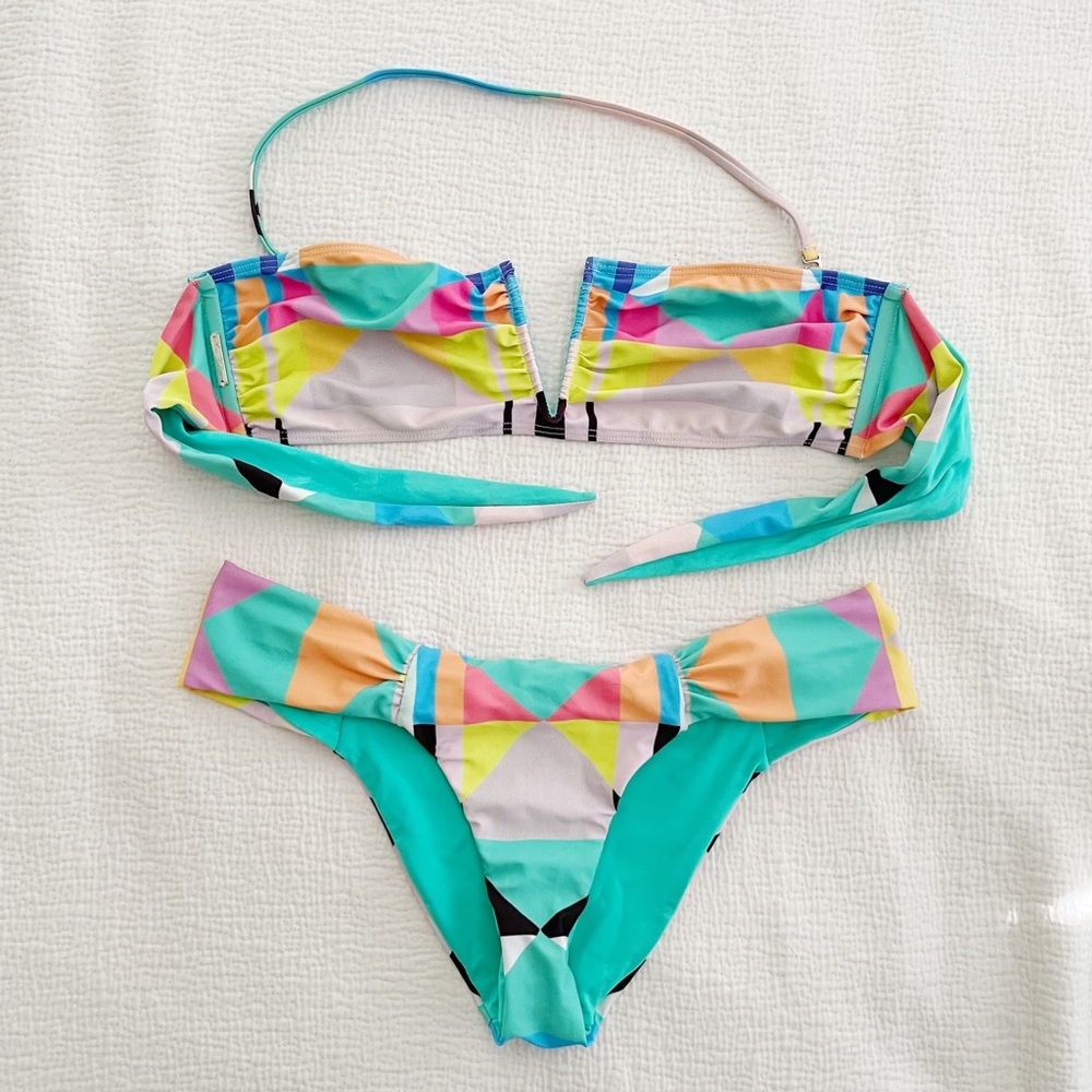 Mara Hoffman Geometric Print Bikini, size Medium